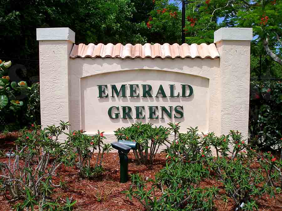 Emerald Greens Signage